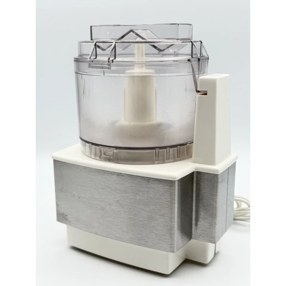 Cuisinart Mini-Prep 2.6-Cup Food Processor White / Stainless DLC-1SSW TX Type21